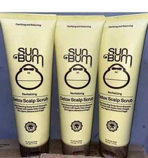 (3 pack )Sun Bum Revitalizing Detox Scalp Scrub • 6 fl oz / 177 mL