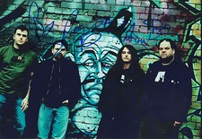 Napalm death autograph signed 20x30 cm picture 
