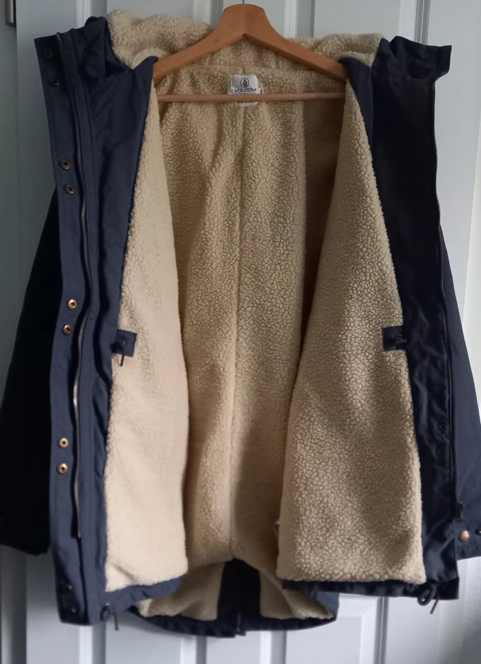 Volcom Walk On By Parka Jacket Winterjacke steel blue grey blau-grau Gr. XL - Bild 4 von 4