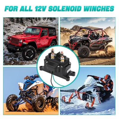 12v Relay ALAVENTE 12V Winch Solenoid & Rocker Switch - 250A Relay For ...