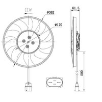 LüFter MotorküHlung FüR Audi A4 Avant 8W5 B9 8WD Q7 4M 4MB 4MG A5 F53
