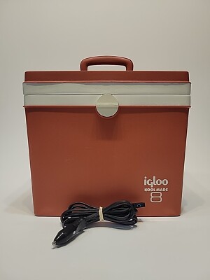 Vintage Igloo Kool Made 8 Quart Model KM-881 Thermoelectric Cooler & Warmer 