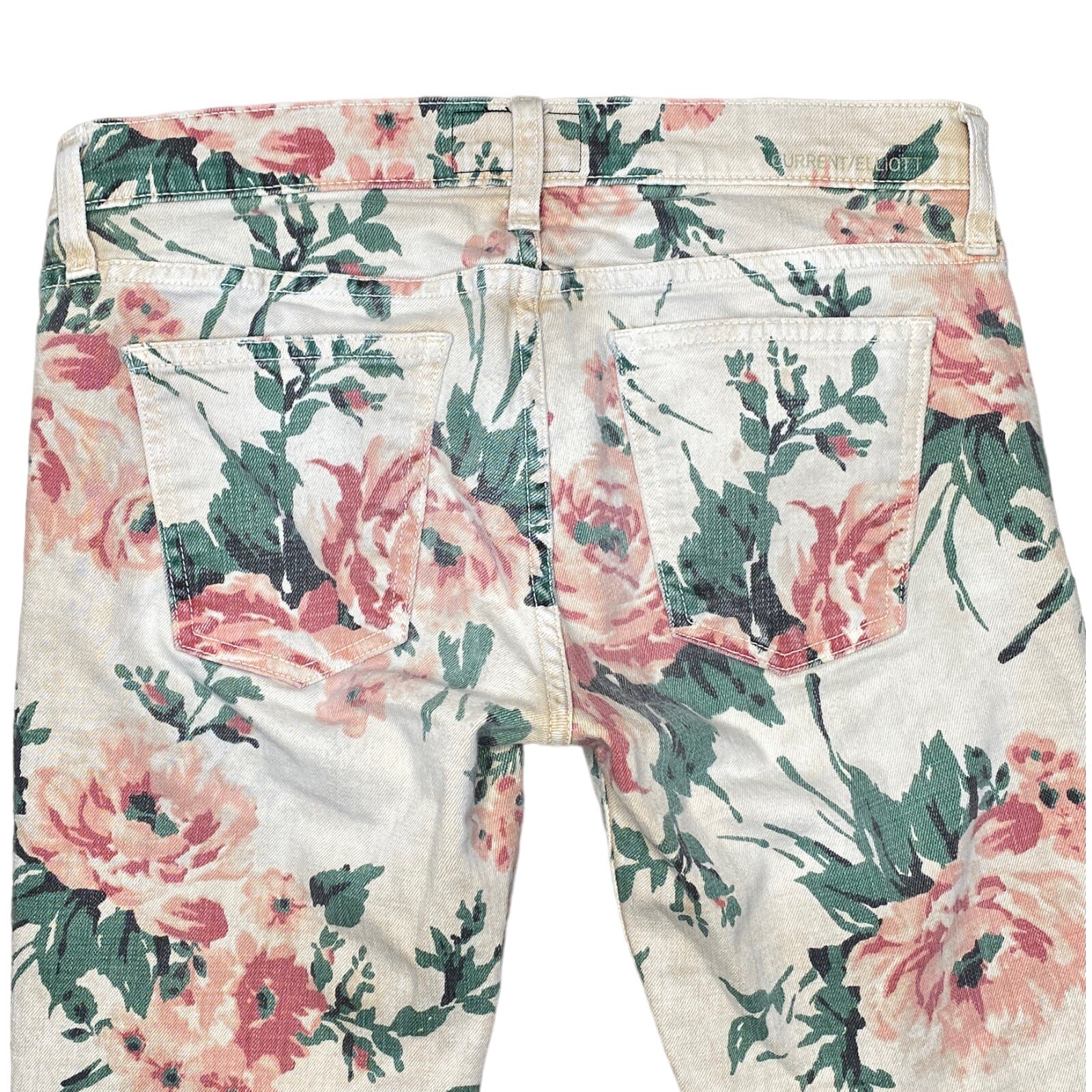 CURRENT/ELLIOTT The Stiletto Haystack Floral DENI… - image 12