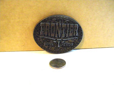 Frontier Hotel Las Vegas Belt Buckle