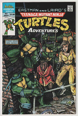 M3498: Teenage Mutant Ninja Turtles Adventures #1, Vol 1, MINT