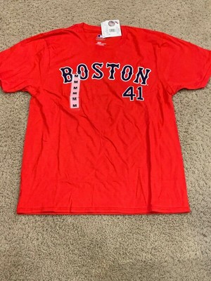 MLB Boston Red Sox Men\u0027s #41 CHRIS SALE T-Shirt - Red - Medium Large XL #a74 | eBay