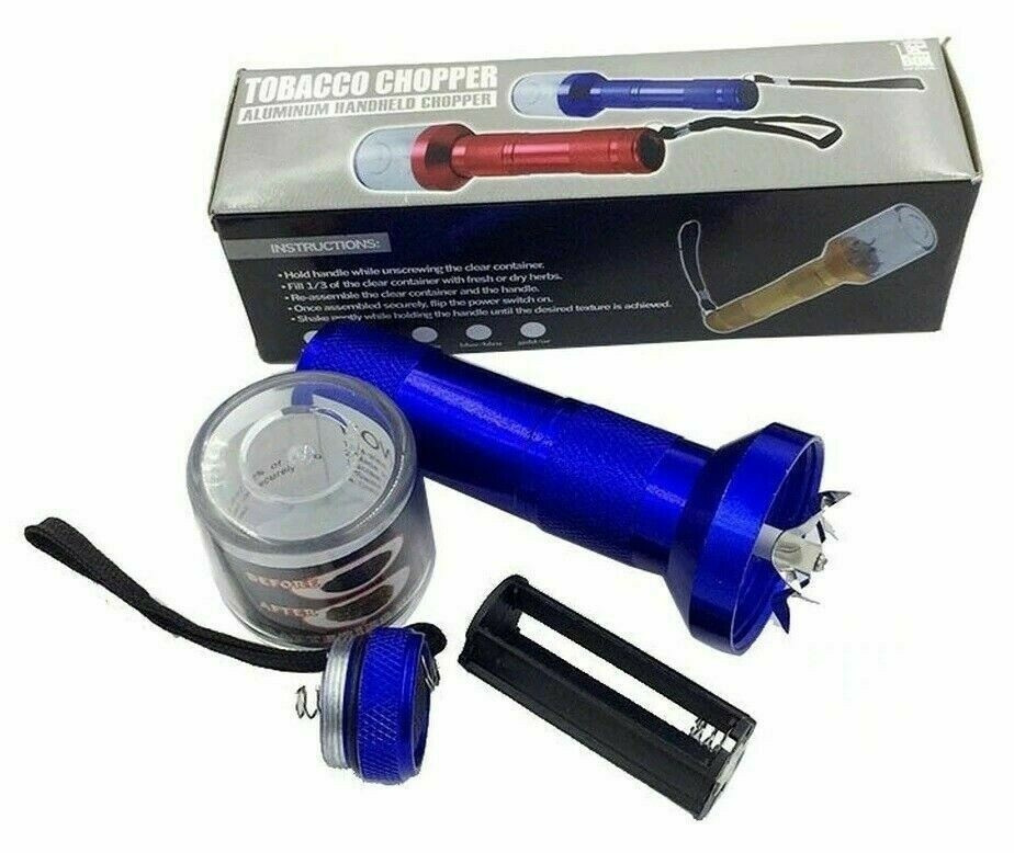 tobacco chopper Tobacco Chopper Aluminum HandHeld Chopper- 1 per Box- Torch Style