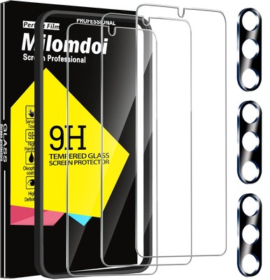 Milomdoi 3 Pack Screen Protector for Samsung Galaxy A15 5G with 3 Pack Temper...