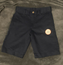 BOYS SIZE 18 WONDER NATION SCHOOL UNIFORM SHORTS NAVY BLUE