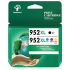 4PK 952XL Ink Cartridge for HP 952 XL Ink OfficeJet Pro 8710 8210 7740 8720 8715