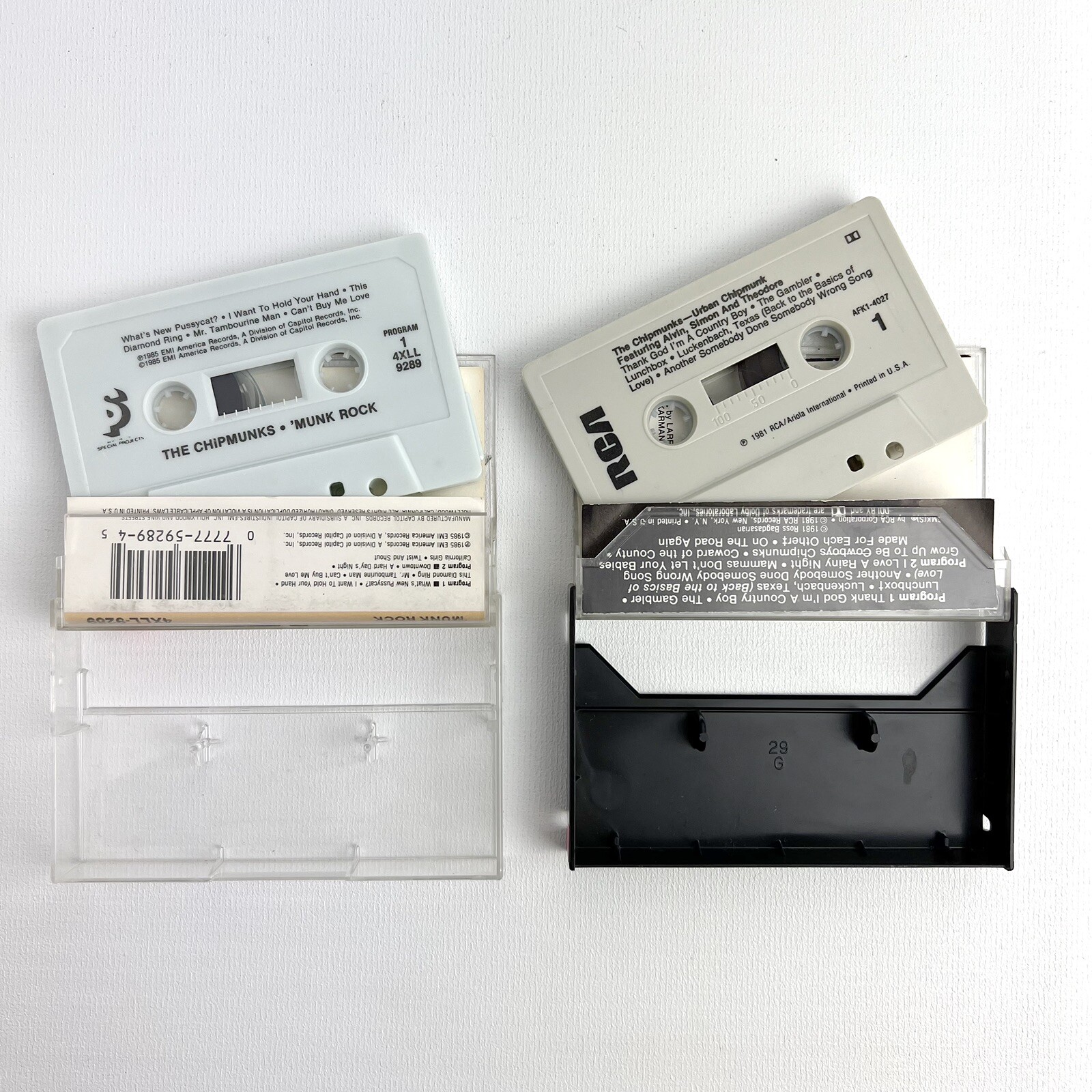 The Chipmunks Urban Chipmunk (Cassette, RCA, 1981) The Chipmunks Munk