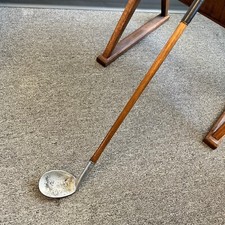 Ancien fer à sable droit Walter Hagen Reg n°19, tige en acier, années 1940