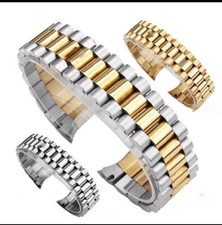 Premium Rugged Stainless Steel Watch Band Strap for Rolex Datejust 13/17/20mm