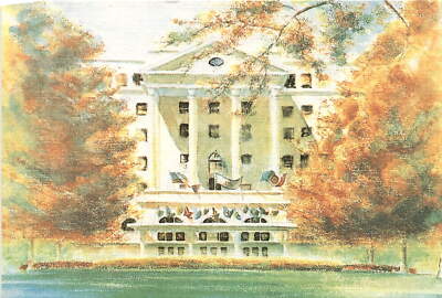White Sulphur Springs, West Virginia, Greenbrier resort, Appalachian Postcard