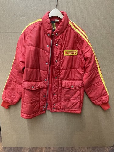 Vintage Pirelli Racing Insulated Red Jacket Small Size Swingster - Picture 2 of 7
