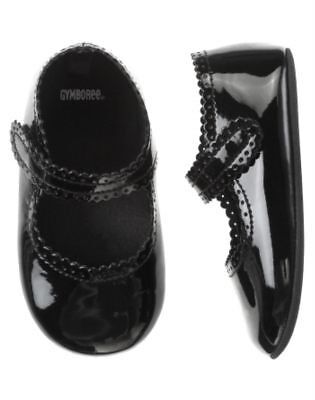 Gymboree Classic Holiday Black Dress SHOES 3-6 or 9-12 - Picture 1 of 1
