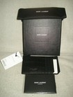 100% AUTHENTIC NEW MEN YVES SAINT LAURENT ZIP CROC EMBOSSED CARD WALLET/CASE — photo 3