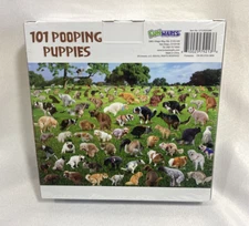 NEW “101 Pooping Puppies” 1000 Piece Puzzle Dogs Funwares Sealed