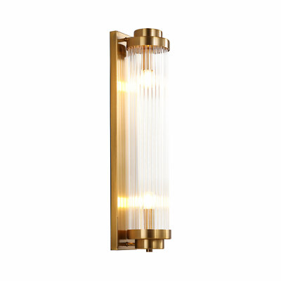 Sconce Luxury Wall Lamp Mid-Century Glass Lampshade Vintage Wall Mounted Gold