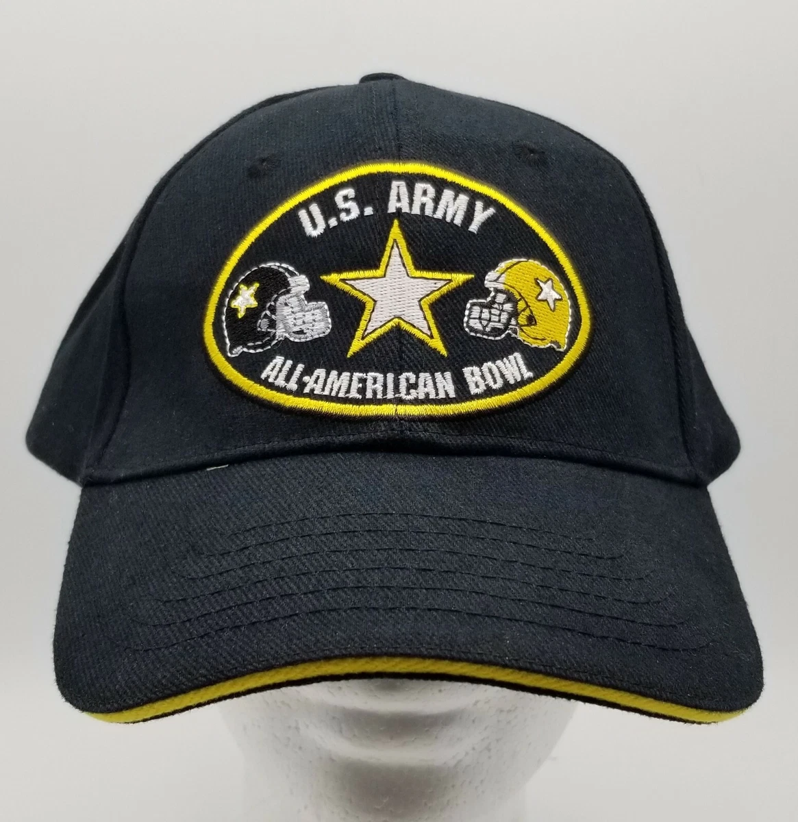 U.S. Army All American Bowl Football Black Cap Hat Adjustable