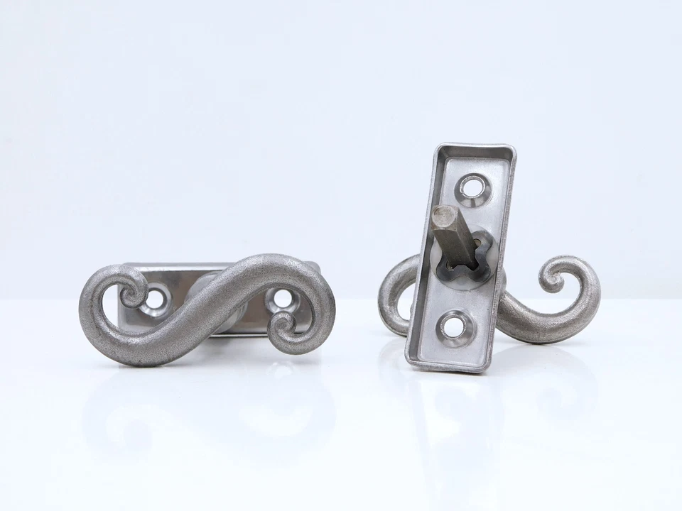 ▨7X7mm Lot de 2 Boutons de Fenêtre,Poignée style Aquitaine,crémone - Photo 3/4