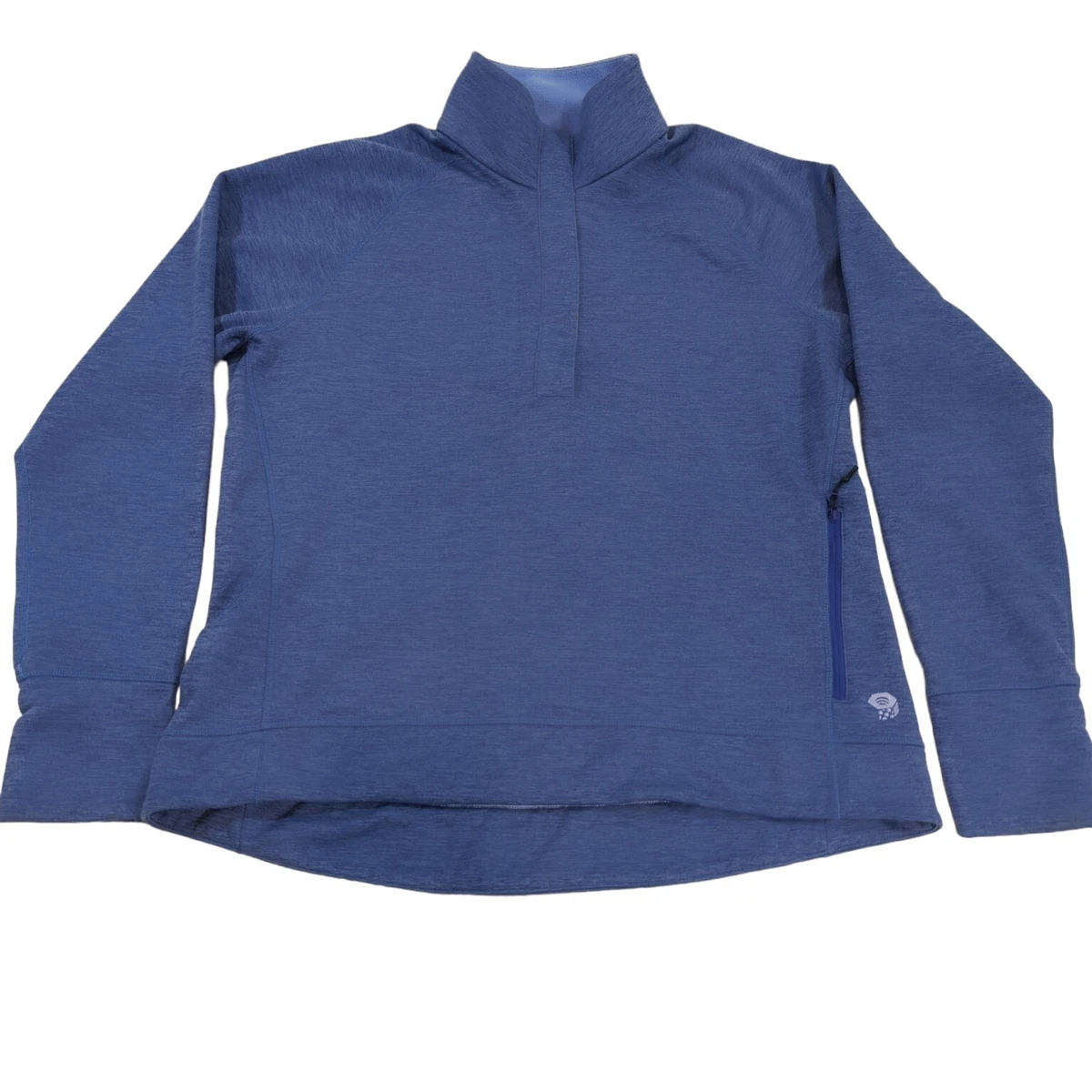 Mountain Hardwear Purple Henley Snap Norse Peak Pullover Size XL Fleece Lined