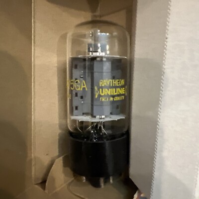 Lot Of 5: RAYTHEON Uniline ELECTRON TUBE  P/N: 5A6  NEW OLD STOCK IN OEM BOX
