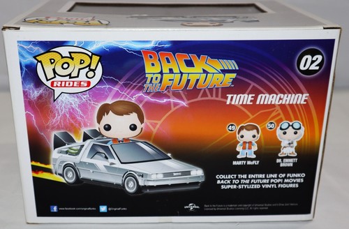 Michael J Fox Firmado DeLorean Máquina del Tiempo Regreso al Futuro Funko POP Beckett - Imagen 7 de 9