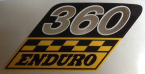 YAMAHA RT1 360 RT-1 360 OIL TANK DECAL - Picture 1 of 1