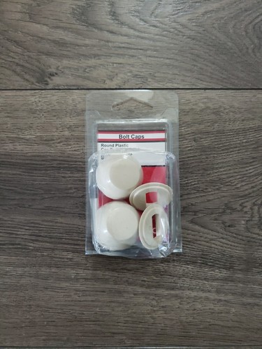 04-3915 Almond Oval Plastic, Universal Fit, 1-Pair Toilet Bolt Cap