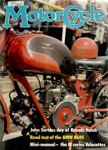 1981 AUG SEPT 29282 The Classic Motor Cycle  ROAD TEST OF THE BMW R695