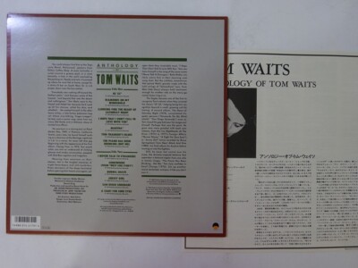 Tom Waits Anthology Of Tom Waits Asylum Records P-13275 Japan