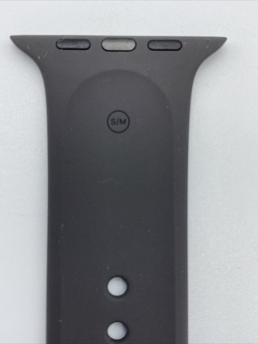 Original Apple Watch Sport Band Stück 42/44 mm dunkelgrau - Original-Zubehör-Hersteller - nur S/M Armband - Bild 2 von 2