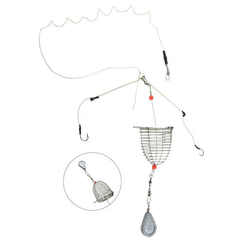 User Friendly Carp Fishing Feeder Bait Cage Set with Sinking Artificial Lure eBay