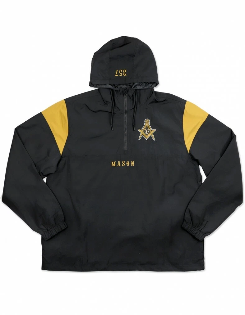 Freemason Masonic Fraternity Windbreaker Jacket Freemason Windbreaker