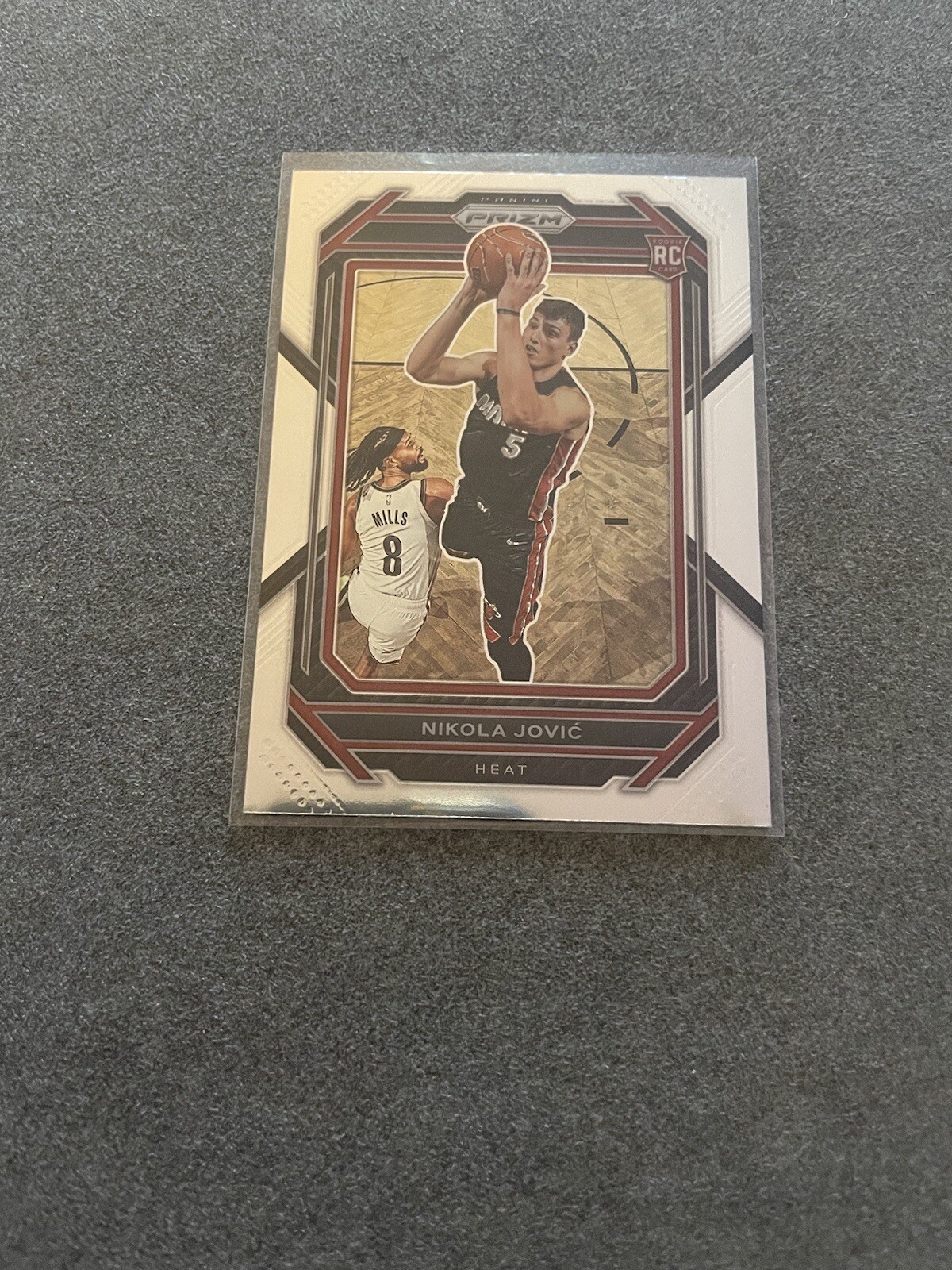 2022-23 PANINI PRIZM #236 NIKOLA JOVIC ROOKIE PRIZM MIAMI HEAT