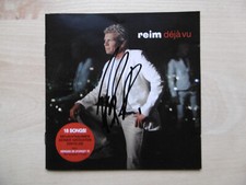 Matthias Reim autograph signed CD booklet "deja vu"