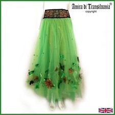 Gonna elegante tulle abbigliamento lusso marca donna moda design ricamato fiore
