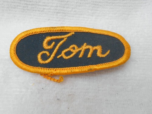 TOM GEBRAUCHT BESTICKT VINTAGE NÄHEN AUFNÄHEN AUFNÄHER ETIKETTEN VERSCHIEDENE FARBEN VERFÜGBAR - Bild 27 von 33