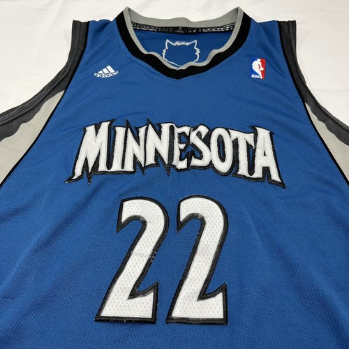 ANDREW WIGGINS MINNESOTA TIMBERWOLVES ADIDAS SIZE MEN'S MEDIUM JERSEY #22 - Picture 3 of 9