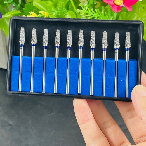 10 Pcs Dental Tungsten Carbide Steel Burs Polisher Drill Cutter 2.35mm L4 / F6 - Picture 11 of 22
