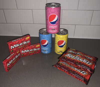 🔥Limited Edition Pepsi Peeps Soda (With 3 Hot Tamales & 3