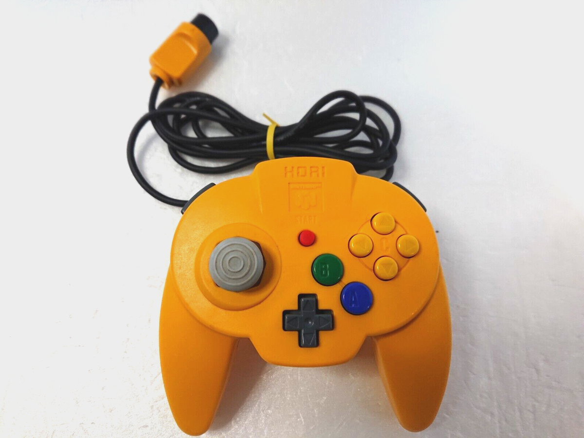 NINTENDO 64 - ホリパッドミニ64 金 ゴールド HORIPAD MINI ニンテンドー64 Nintendo 64 Hori Pad Mini Controller N64 Gold Clean