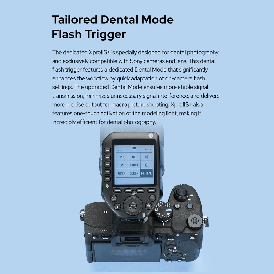 Godox MF12-DK1 Dental TTL Macro Flash Light Speedlite Dual Heads + MF-DB Bracket - Image 4 of 4