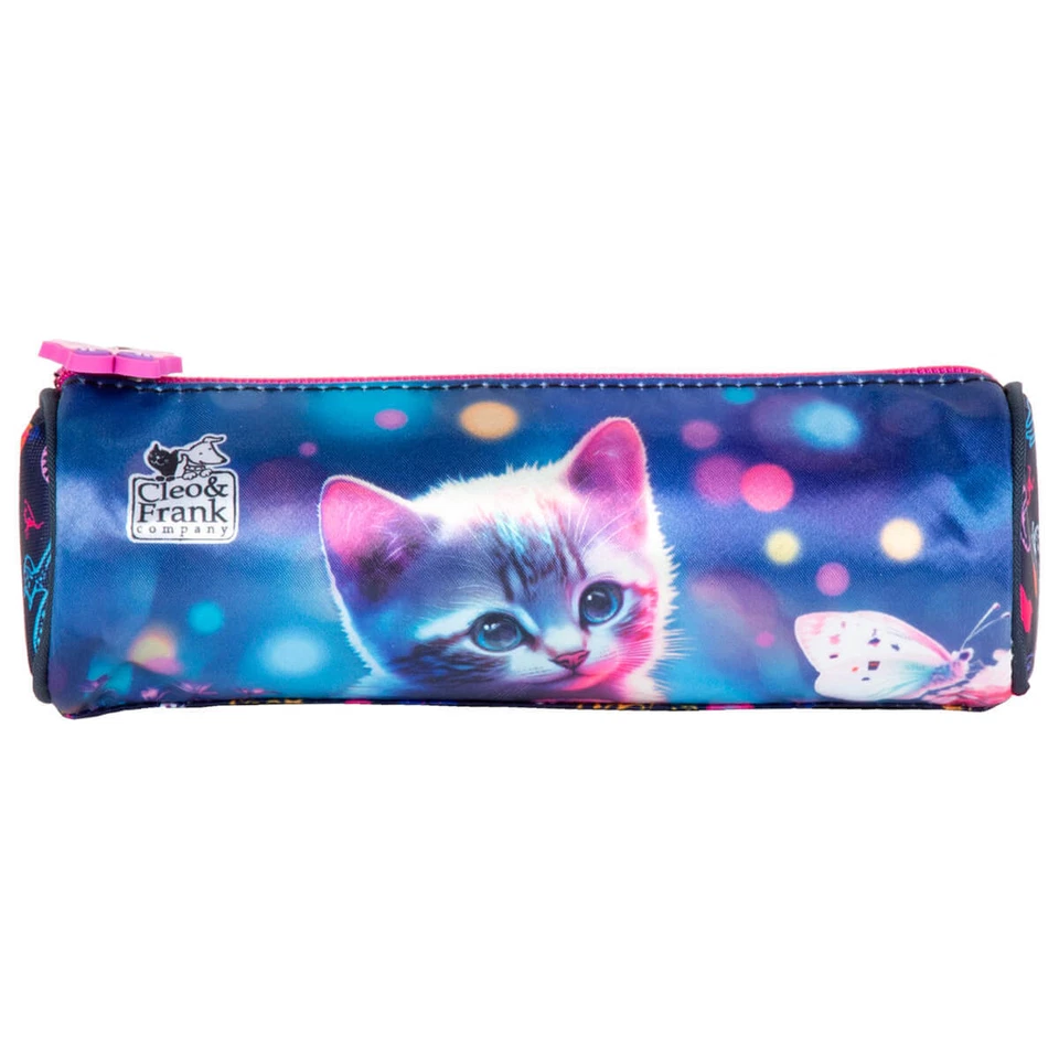 Federmäppchen mit einem Fach Derform CLEO&FRANK 43 Kätzchen