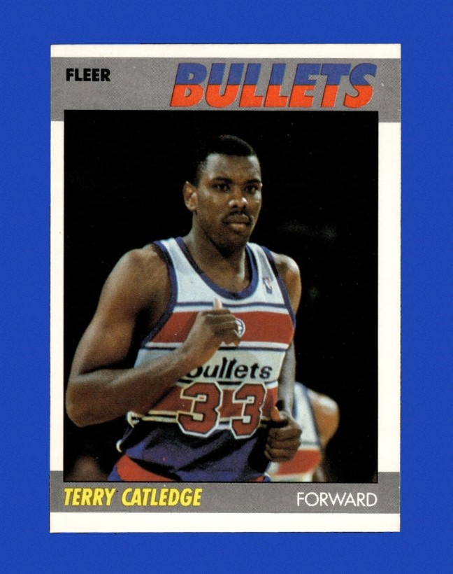 1987-88 Fleer Set-Break # 18 Terry Catledge NM-MT OR BETTER *GMCARDS*
