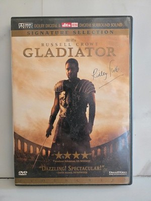 Gladiator DVD Movie 2000 Russell Crowe Signature Selection