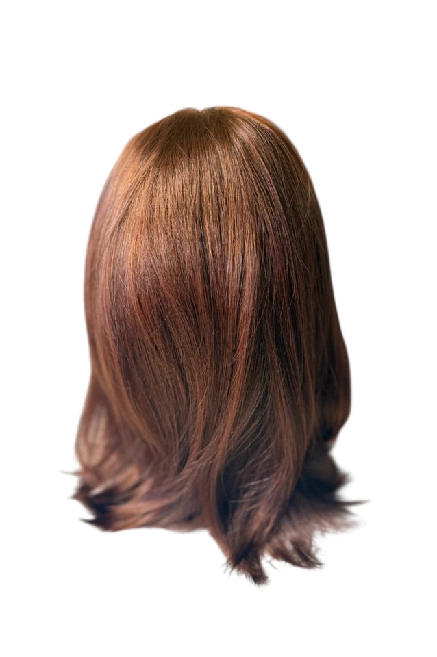 Peruca Jon Renau FAYE 5322-130F mono top nova na caixa nova com etiquetas - Imagem 3 de 4