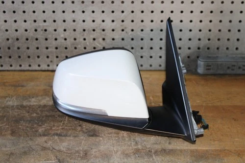 2013-2015 BMW X1 Right Passenger Side White Door Side Mirror Power OEM 6 Pin