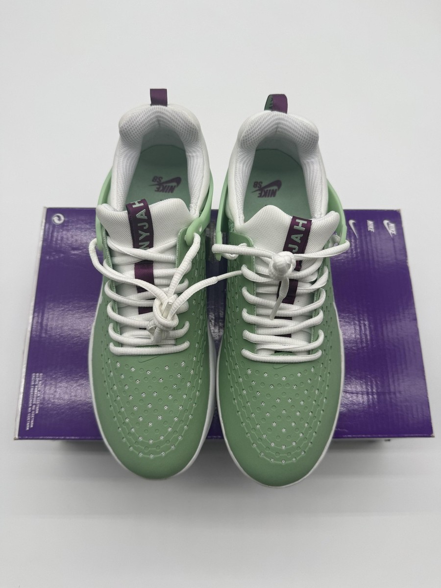 New Nike SB Zoom Nyjah 3 Shoes Mens Size 7.5 Green Skate Sneakers